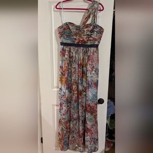 BCBG formal dress sparkle and multi color